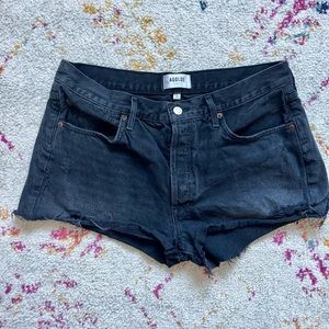 Agolde Parker denim shorts
